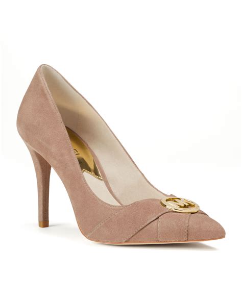 suede michael michael kors caroline mid pumps|Amazon.com .